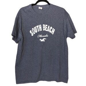 South Beach Florida Tee‎ Shirt Unisex Charcoal Gray